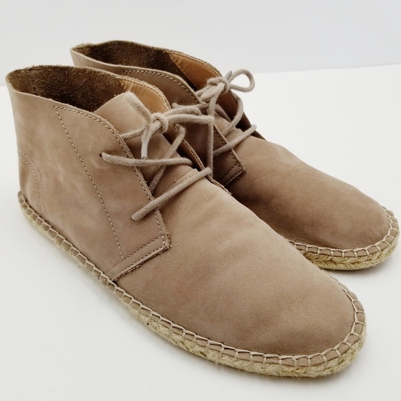 suede lace up espadrilles